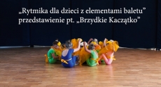 Rytmika dla dzieci z elementami baletu